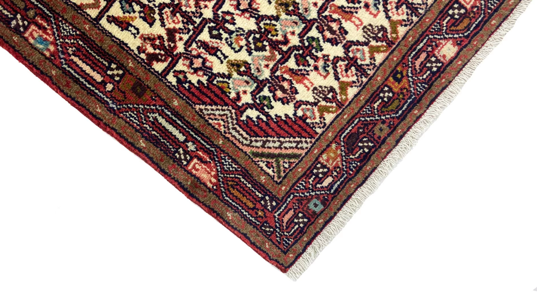 Hamadan Perserteppich aus Iran, 187 × 81 cm