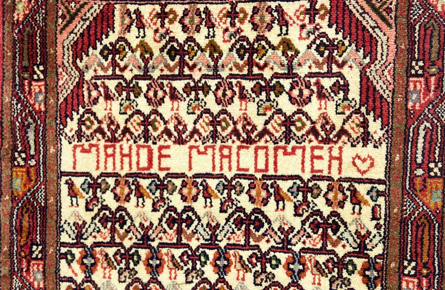 Hamadan Perserteppich aus Iran, 187 × 81 cm