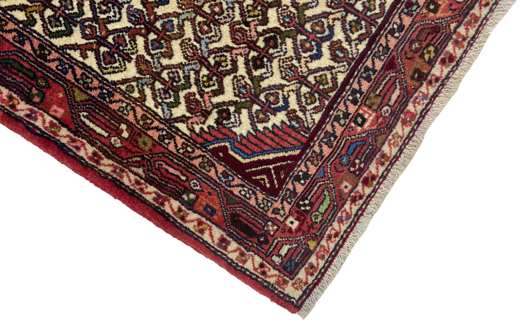 Handgeknüpfter Hamadan Perserteppich, 192 × 76 cm, Wolle