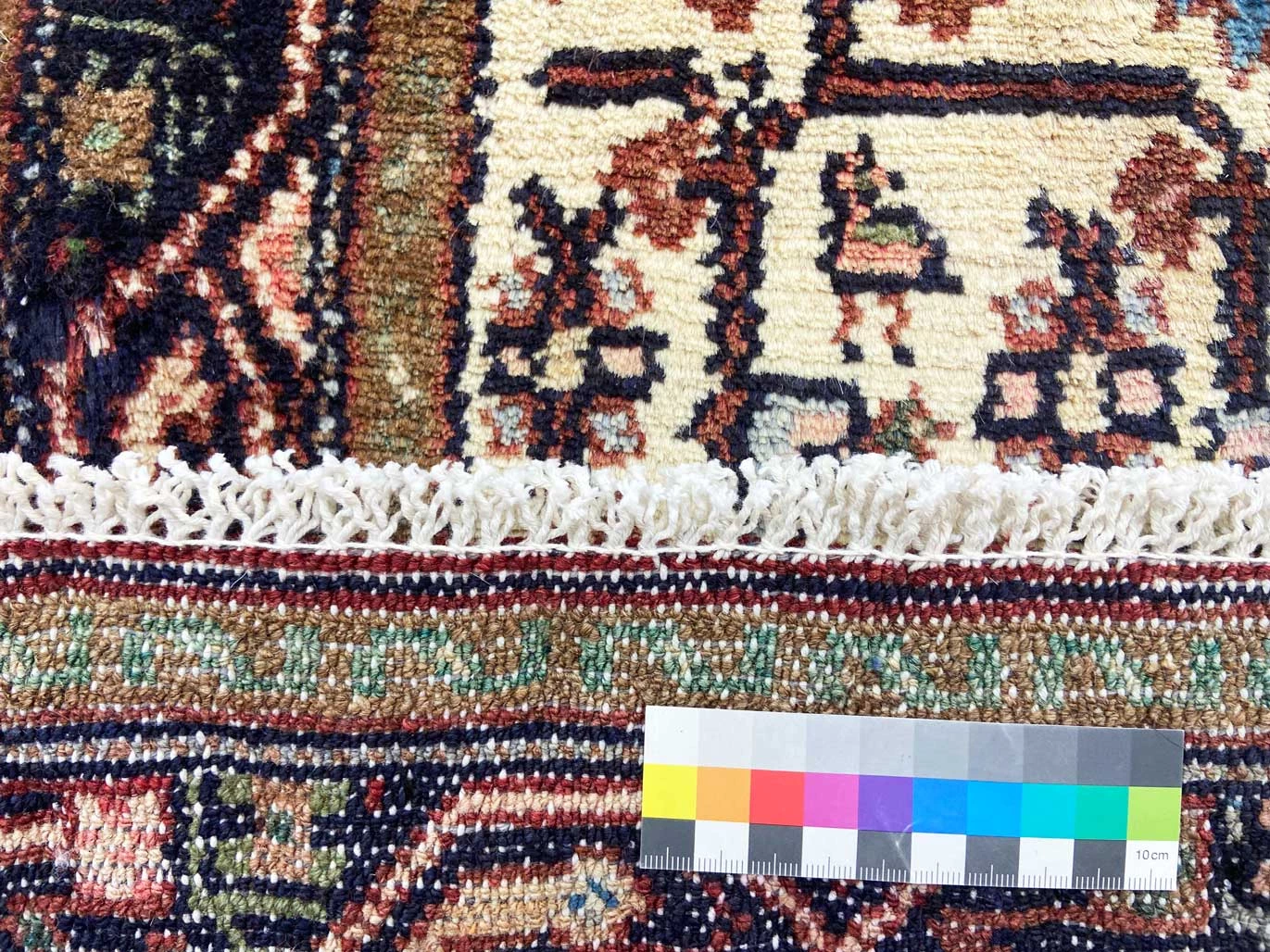 Handgeknüpfter Hamadan Perserteppich, 196 × 86 cm, Wolle