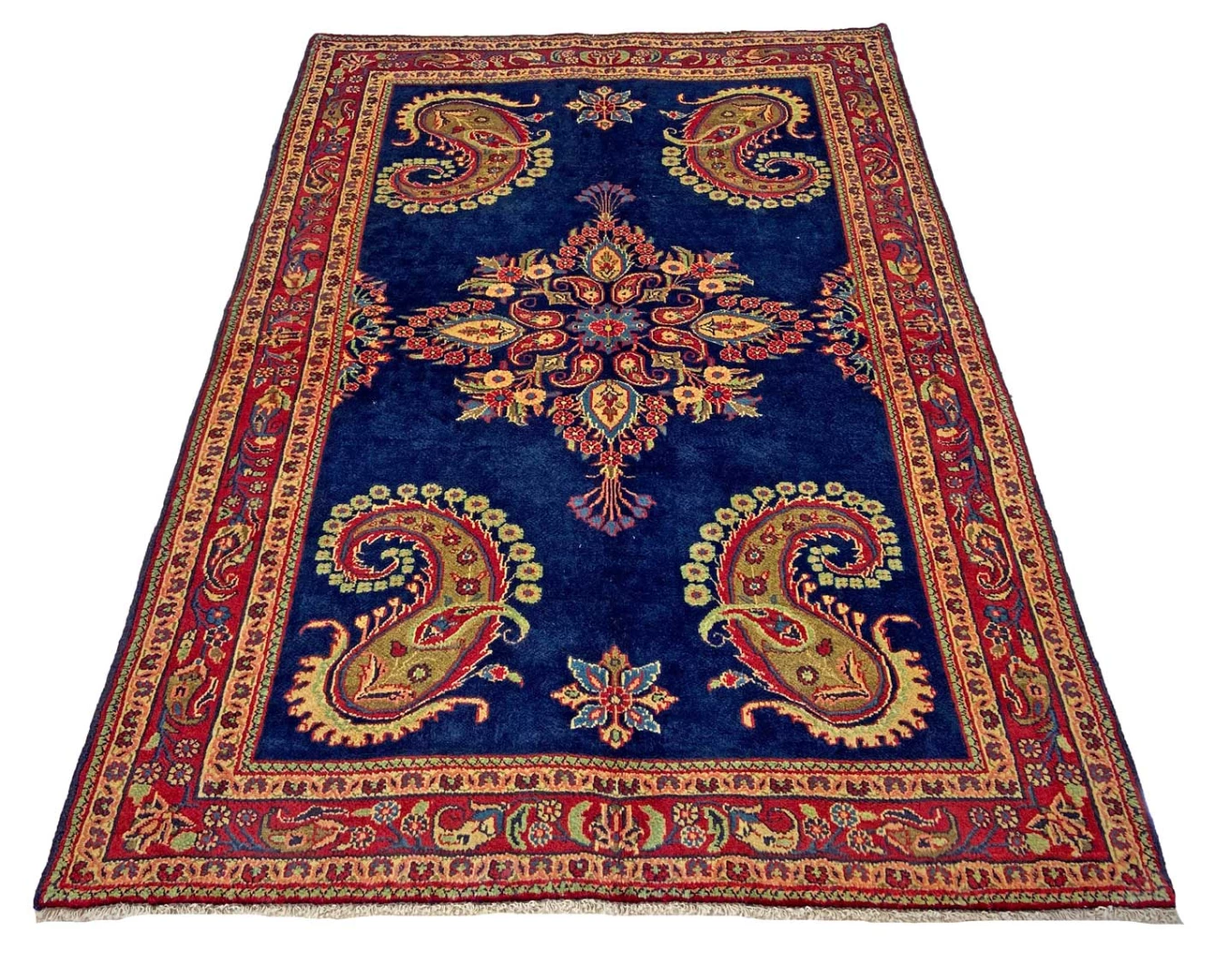 Hamadan Perserteppich aus Iran, 199 × 136 cm
