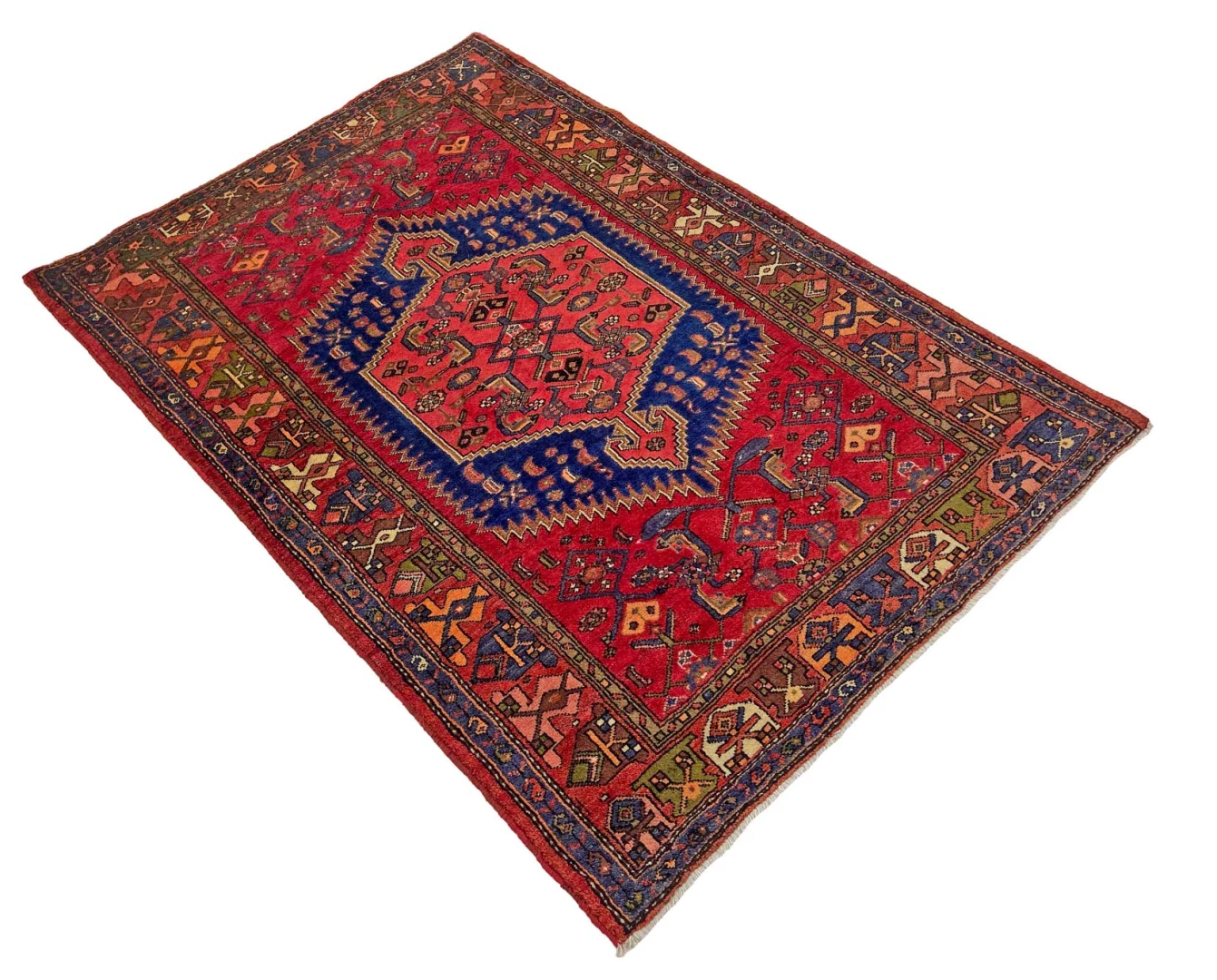 Hamadan Perserteppich aus Iran, 202 × 138 cm
