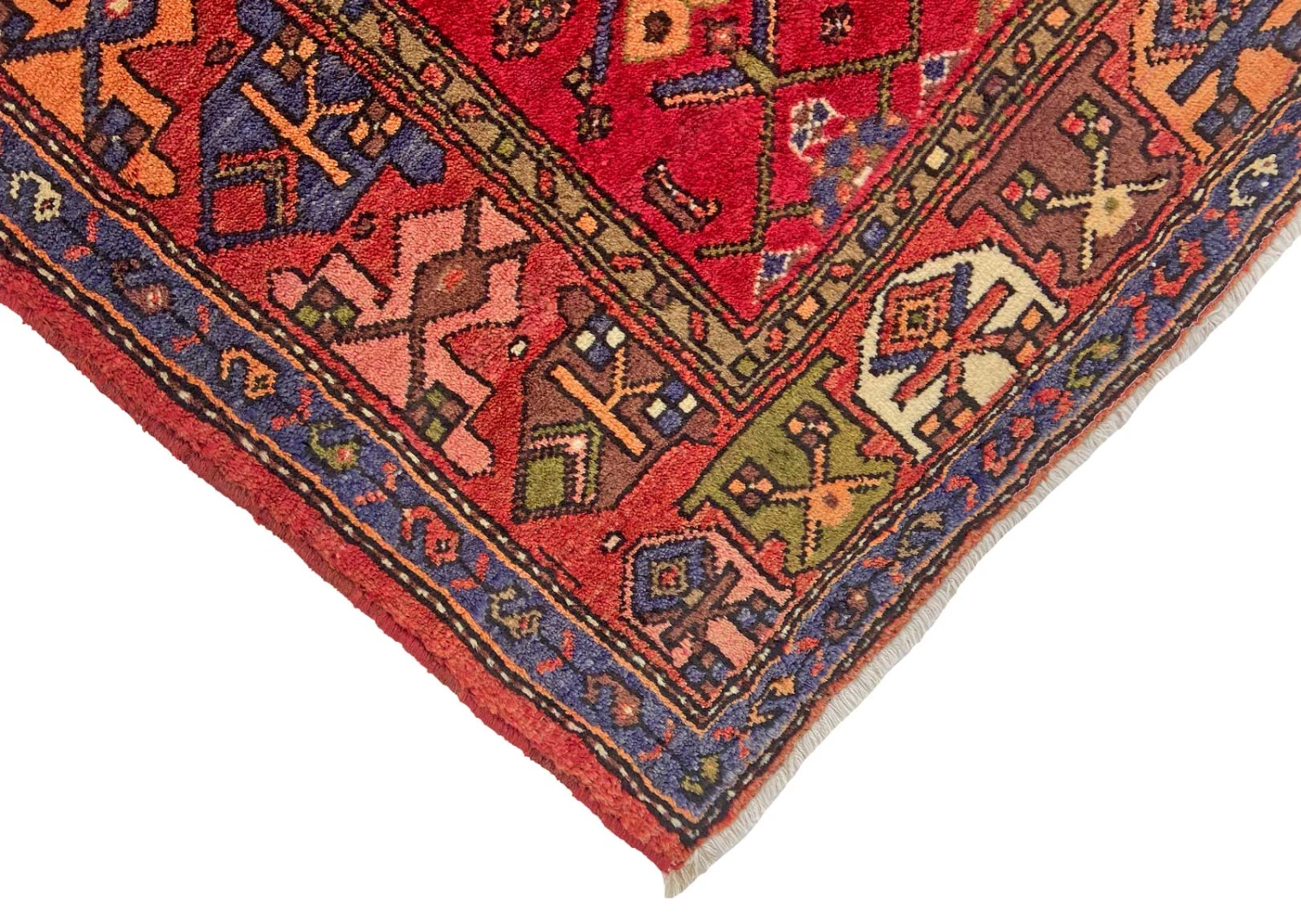 Hamadan Perserteppich aus Iran, 202 × 138 cm