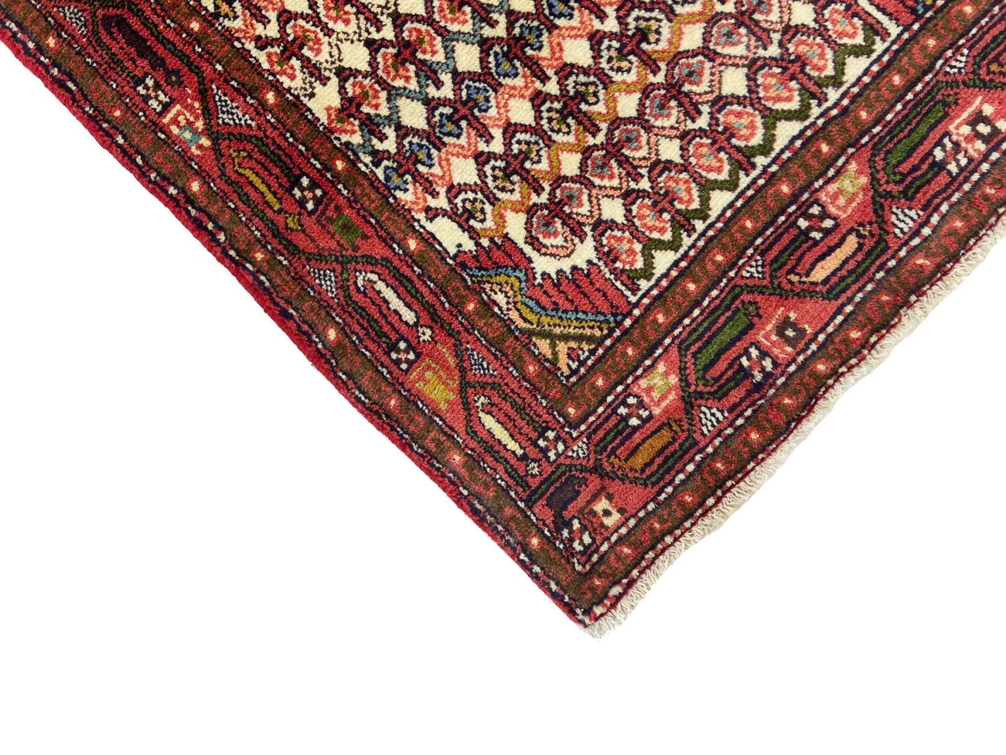 Hamadan Perserteppich 203 × 79 cm aus Wolle, handgeknüpft