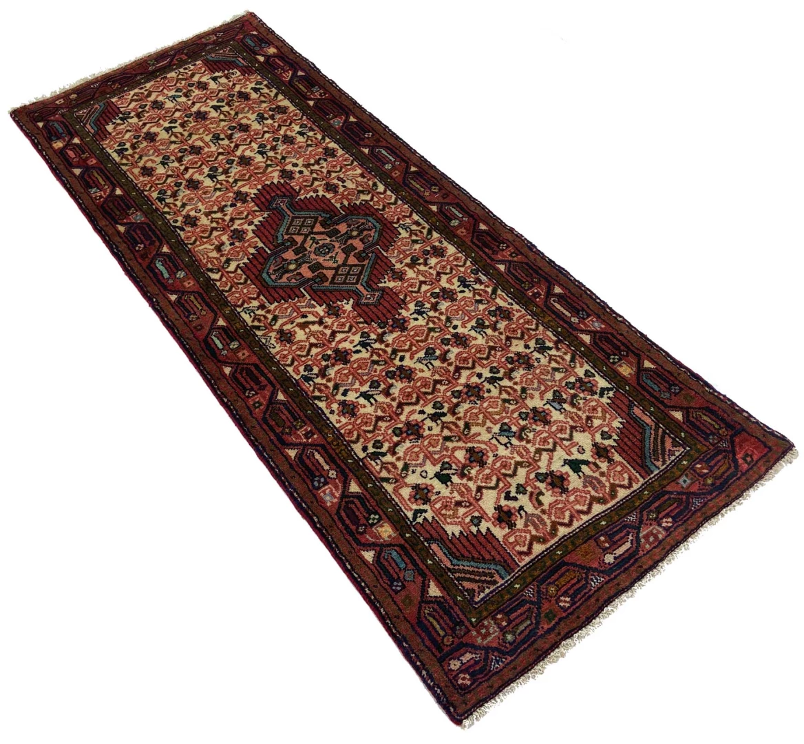 Handgeknüpfter Hamadan Perserteppich 204 × 79 cm