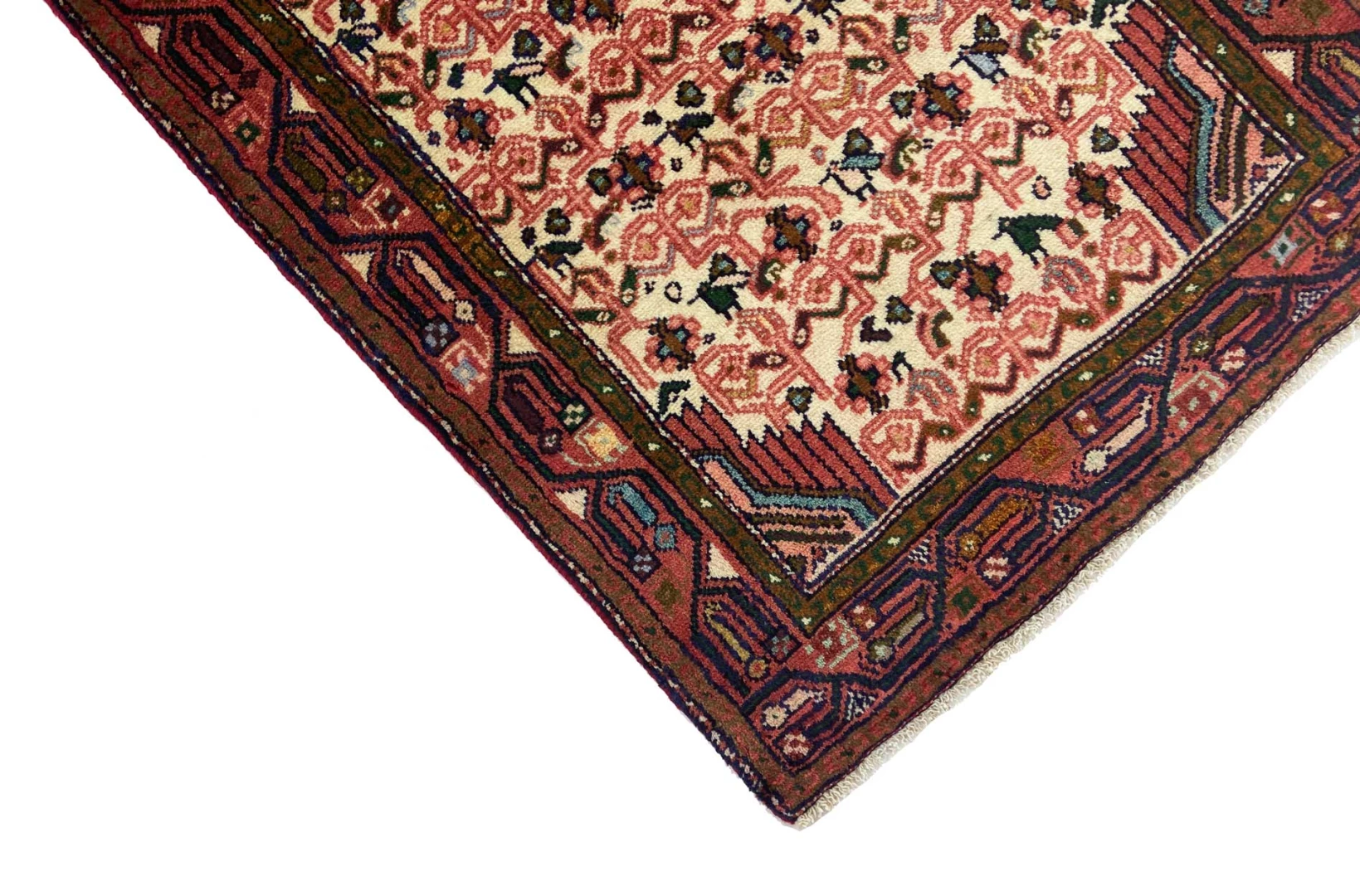 Handgeknüpfter Hamadan Perserteppich 204 × 79 cm