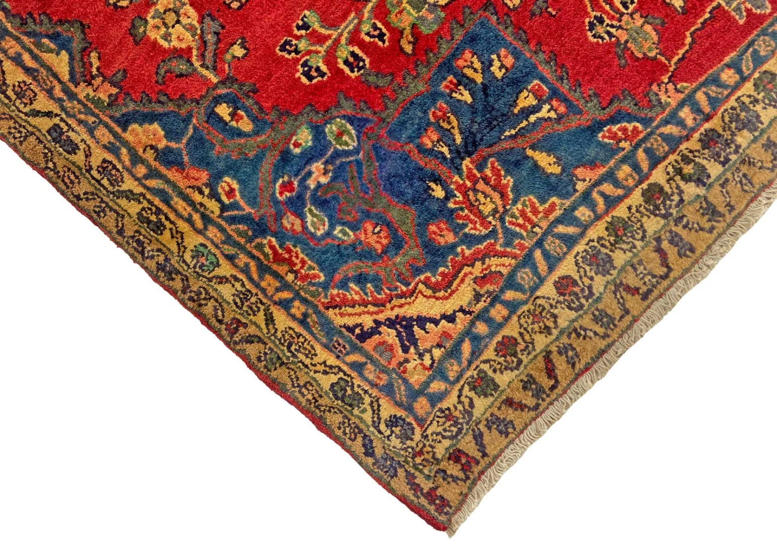 Handgeknüpfter Hamadan Perserteppich, 210 × 141 cm, Wolle