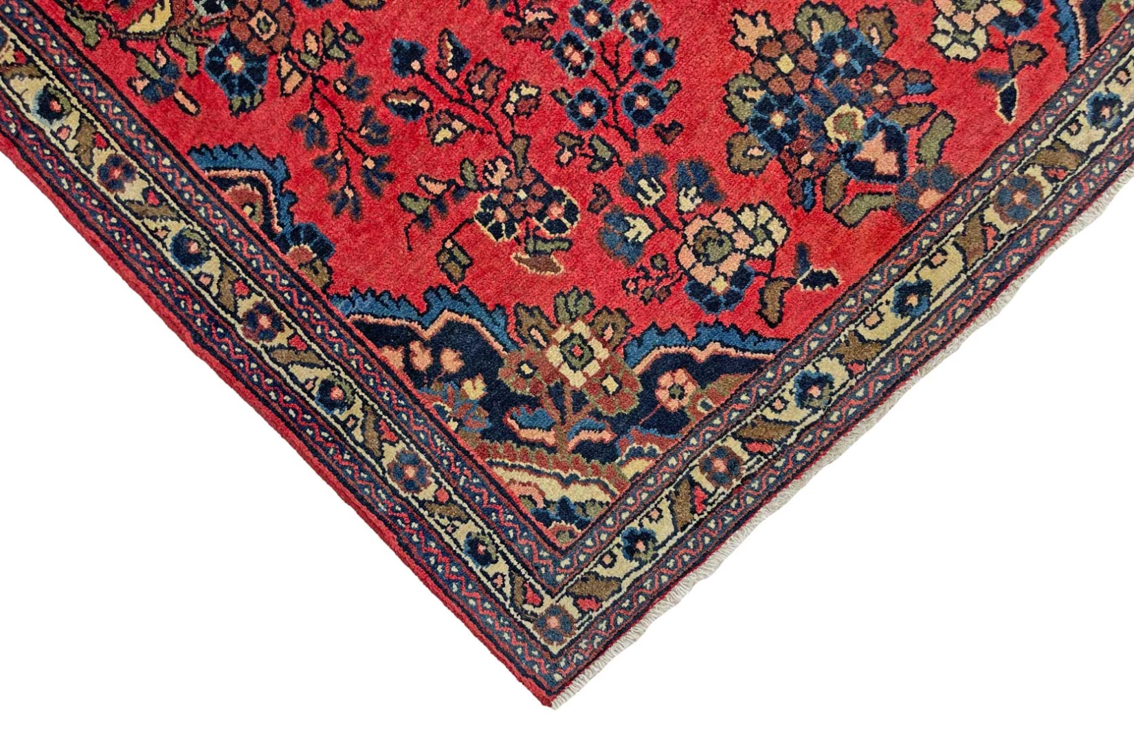 Handgeknüpfter Hamadan Perserteppich, 212 × 141 cm, Wolle