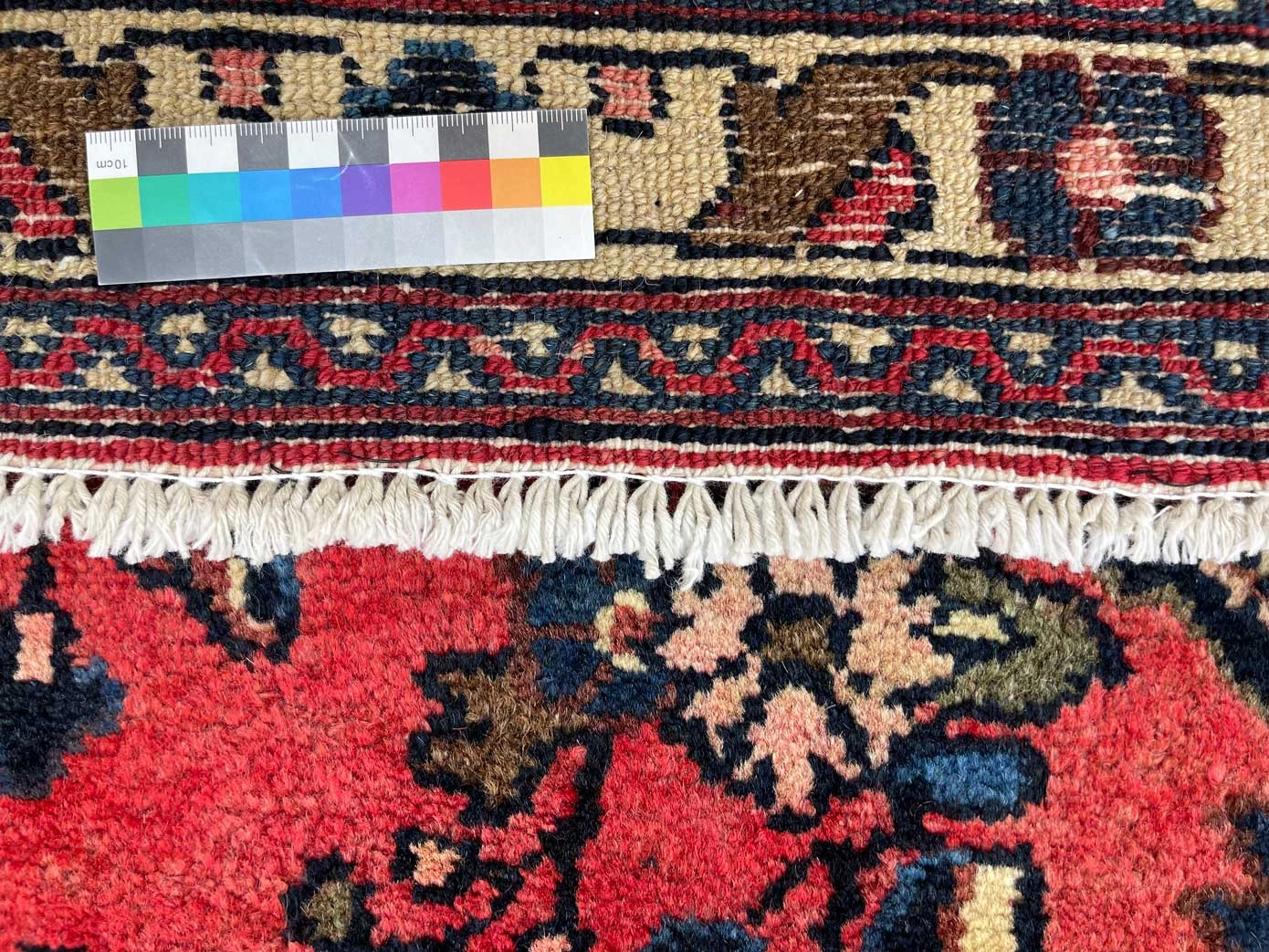 Handgeknüpfter Hamadan Perserteppich, 212 × 141 cm, Wolle