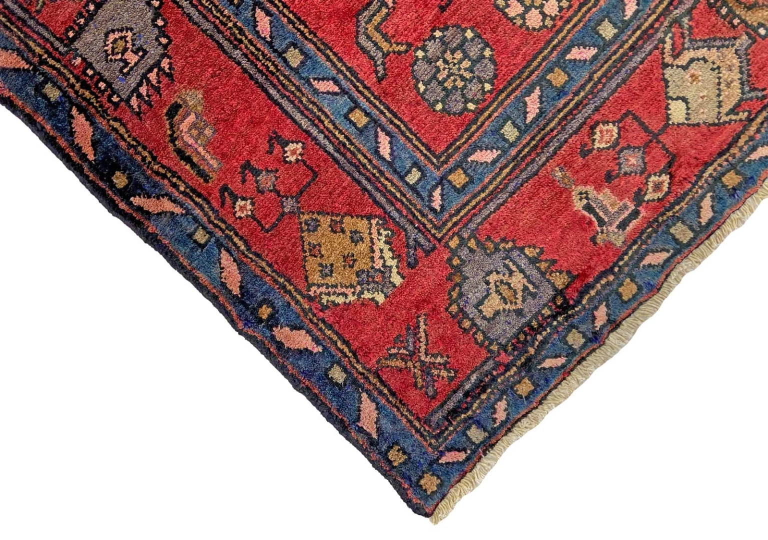 Hamadan Perserteppich aus Iran, 212 × 130 cm