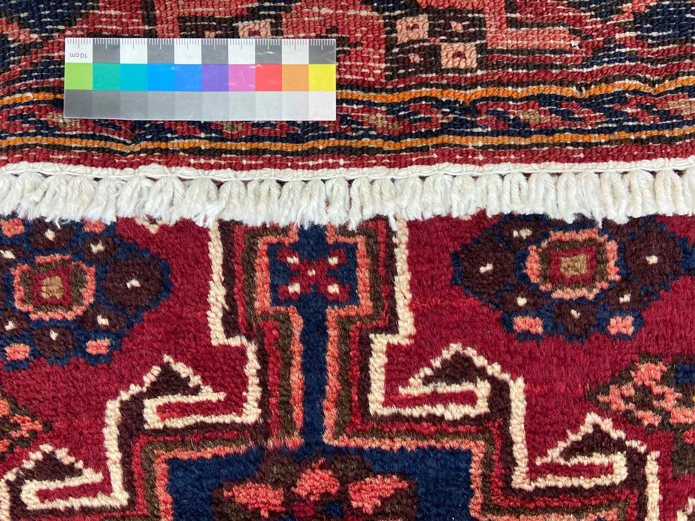 Handgeknüpfter Hamadan Perserteppich, 219 × 131 cm, Wolle