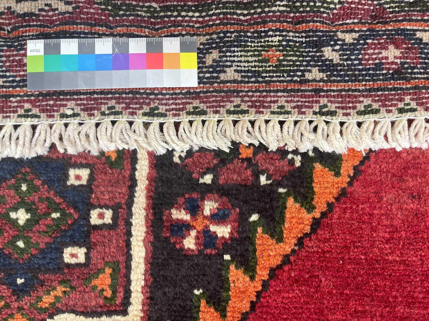 Handgeknüpfter Hamadan Perserteppich, 219 × 146 cm, Wolle