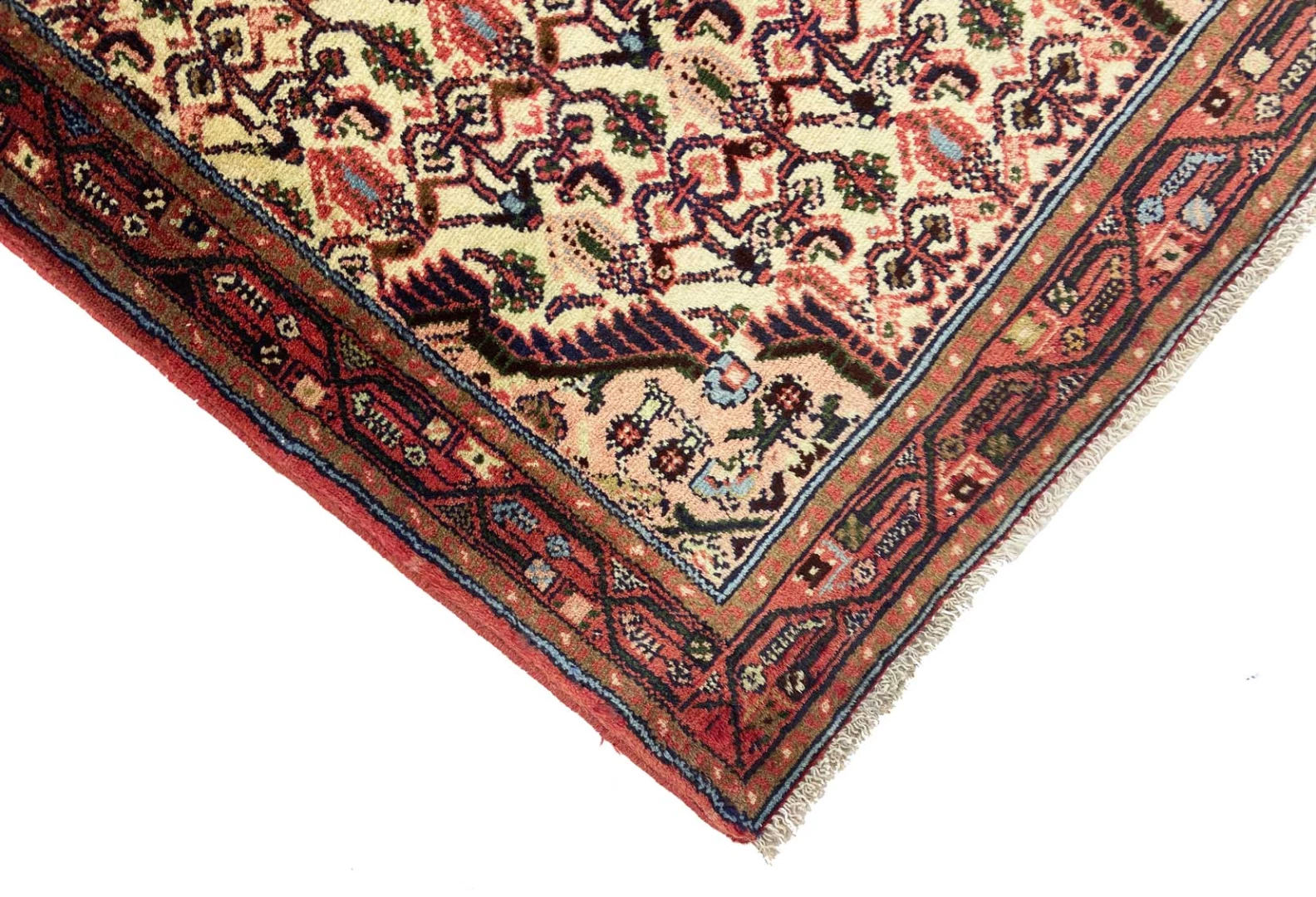 Hamadan Perserteppich aus Iran, 224 × 88 cm