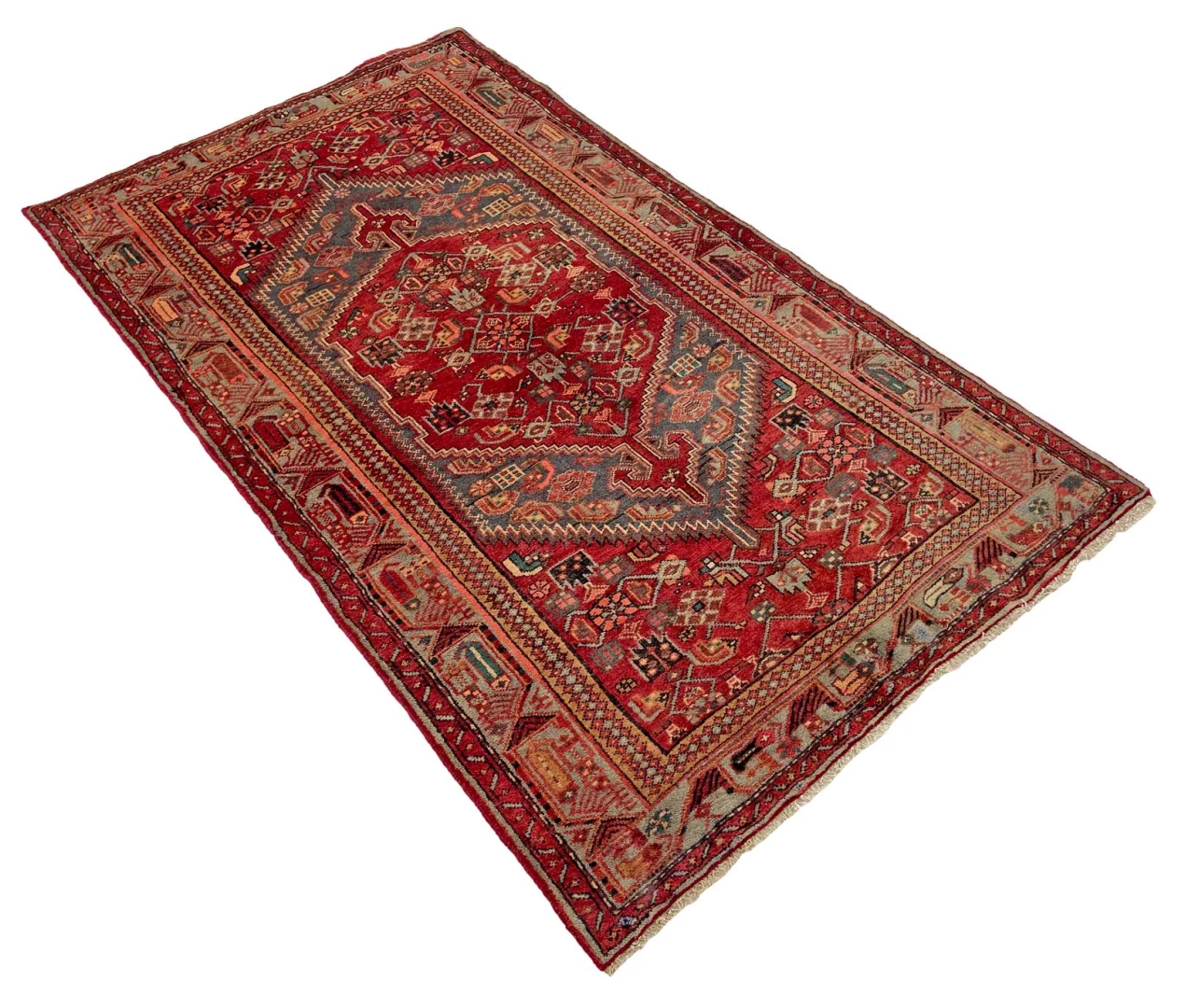 Hamadan Perserteppich aus Iran, 227 × 133 cm