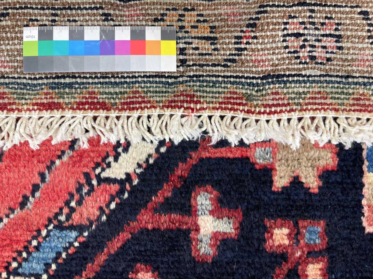 Handgeknüpfter Hamadan Orientteppich, 232 × 134 cm, Wolle