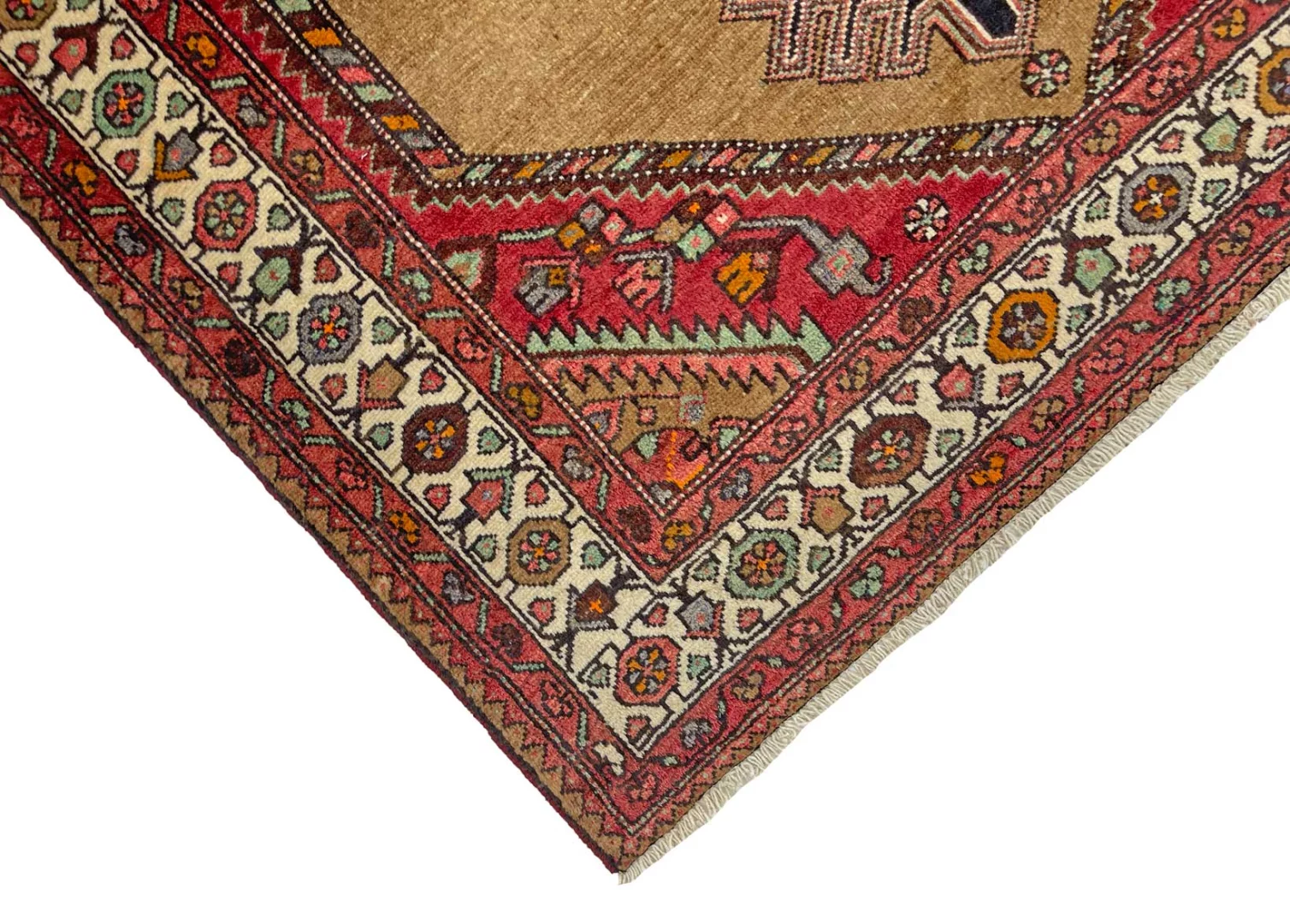 Handgeknüpfter Hamadan Perserteppich, 235 × 151 cm, Wolle