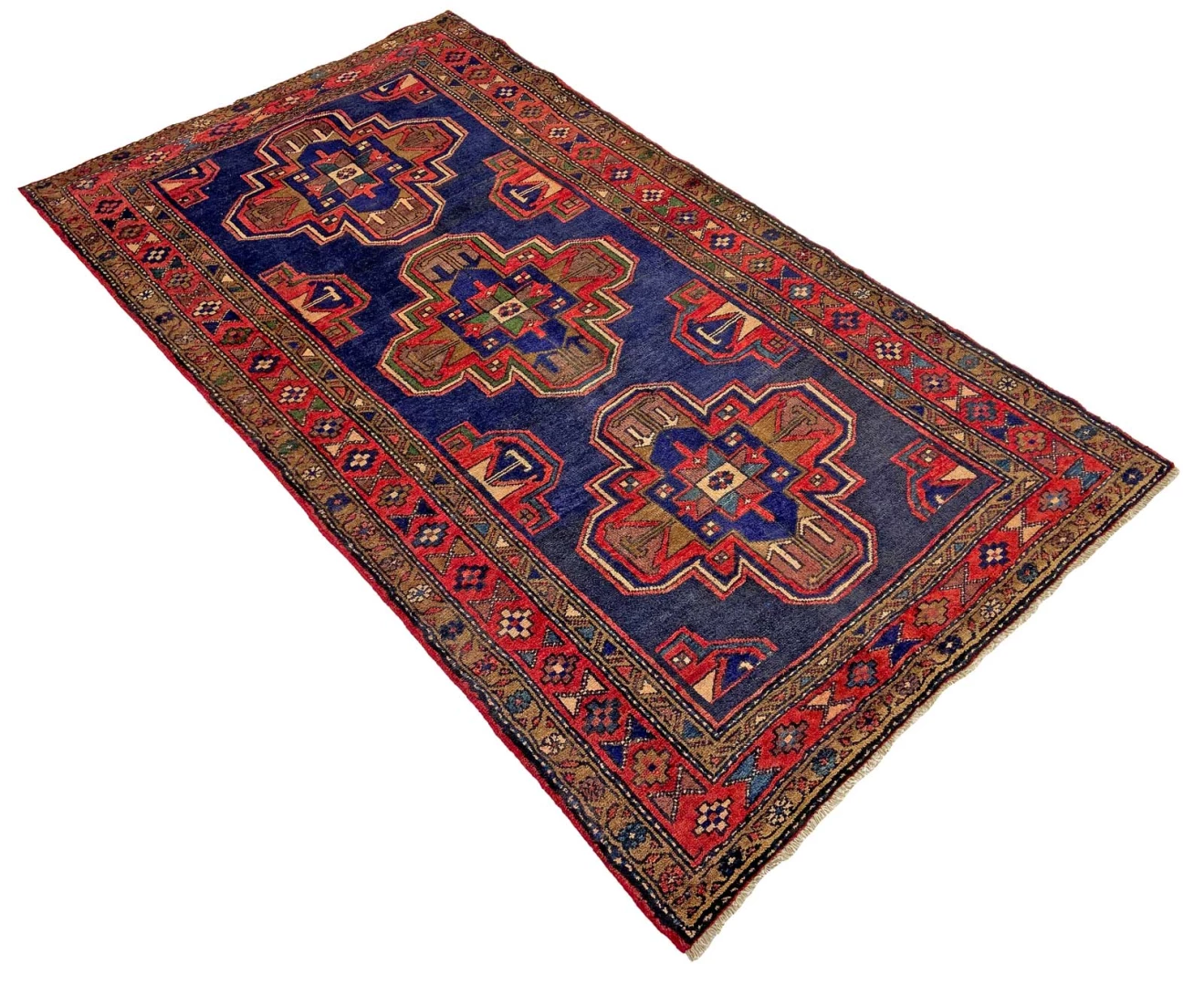 Hamadan Perserteppich 237 × 131 cm aus Wolle, handgeknüpft