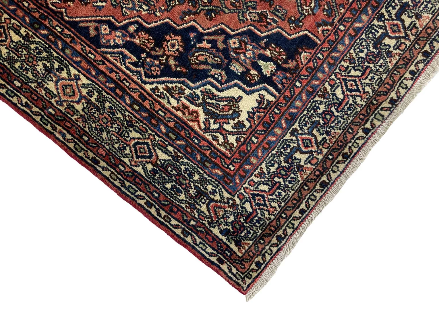Handgeknüpfter Hamadan Perserteppich, 250 × 163 cm, Wolle