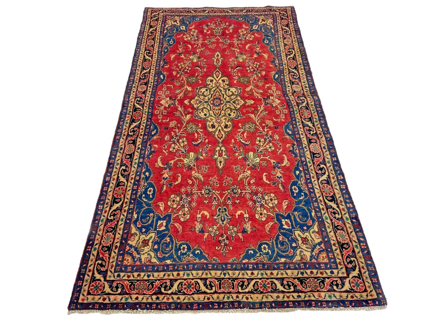Handgeknüpfter Hamadan Perserteppich 260 × 135 cm