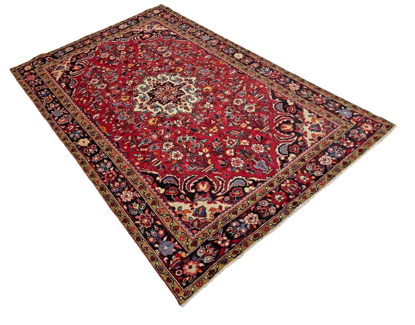 Hamadan Perserteppich aus Iran, 265 × 164 cm