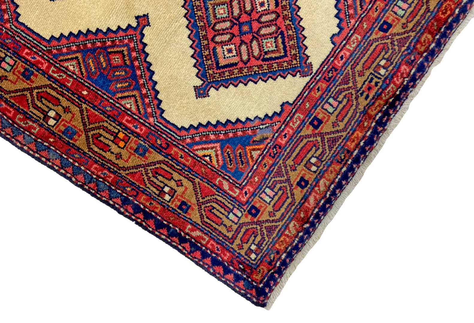 Hamadan Perserteppich 302 × 77 cm aus Wolle, handgeknüpft