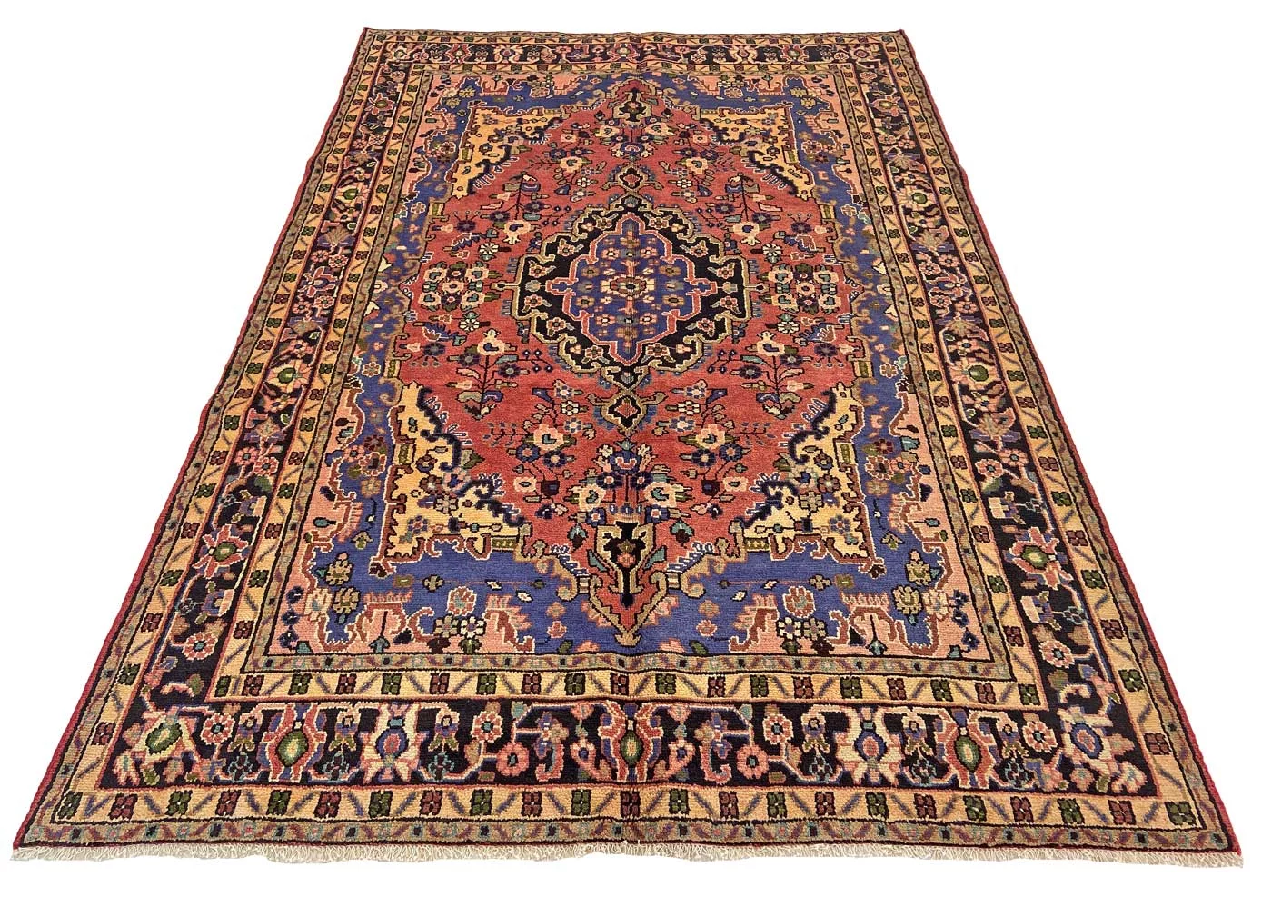 Hamadan Perserteppich aus Iran, 302 × 210 cm