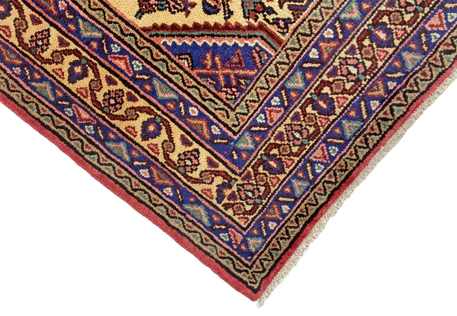 Handgeknüpfter Hamadan Perserteppich 306 × 216 cm