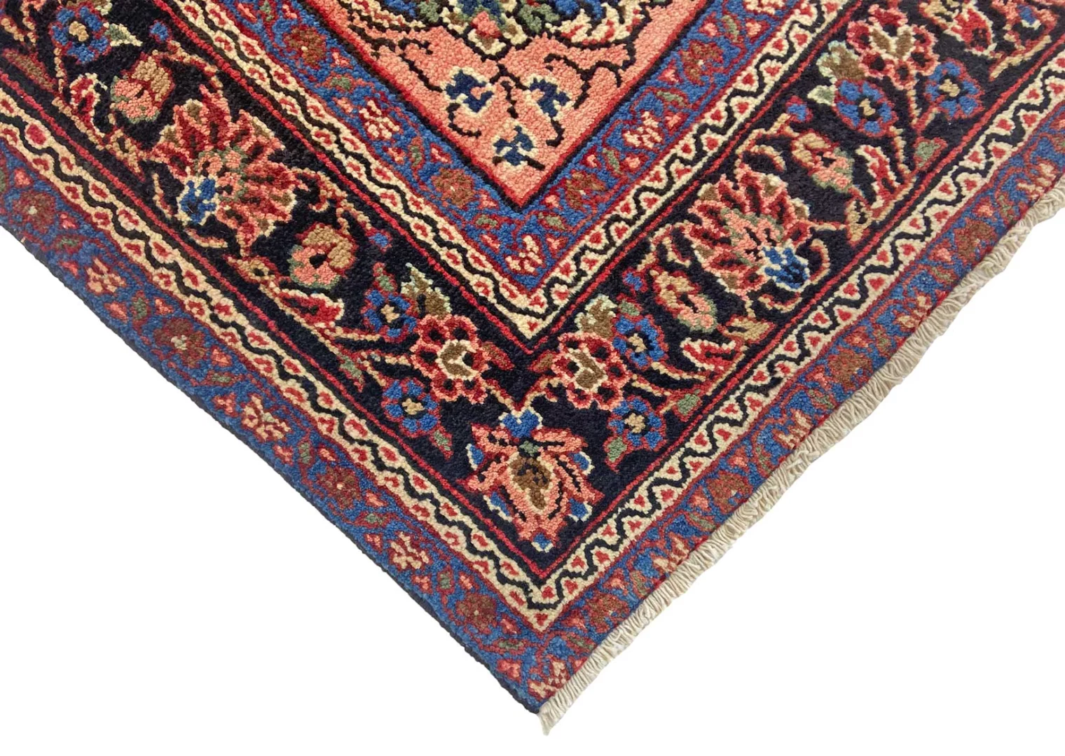 Hamadan Perserteppich 307 × 208 cm aus Wolle, handgeknüpft