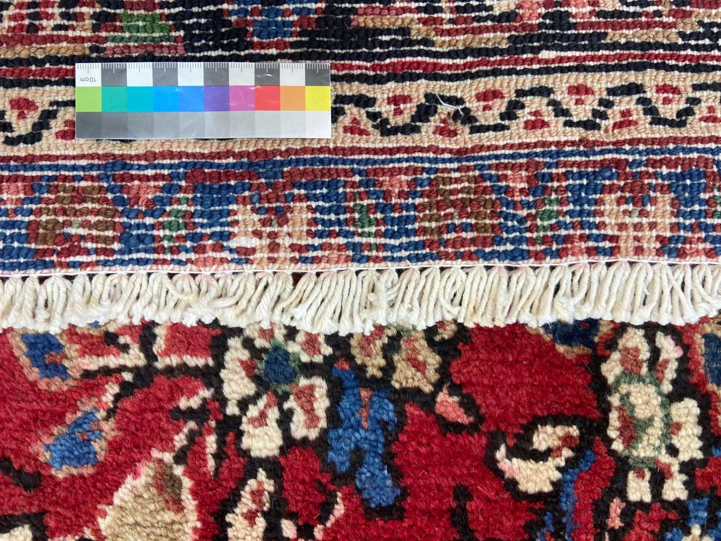 Hamadan Perserteppich 307 × 208 cm aus Wolle, handgeknüpft