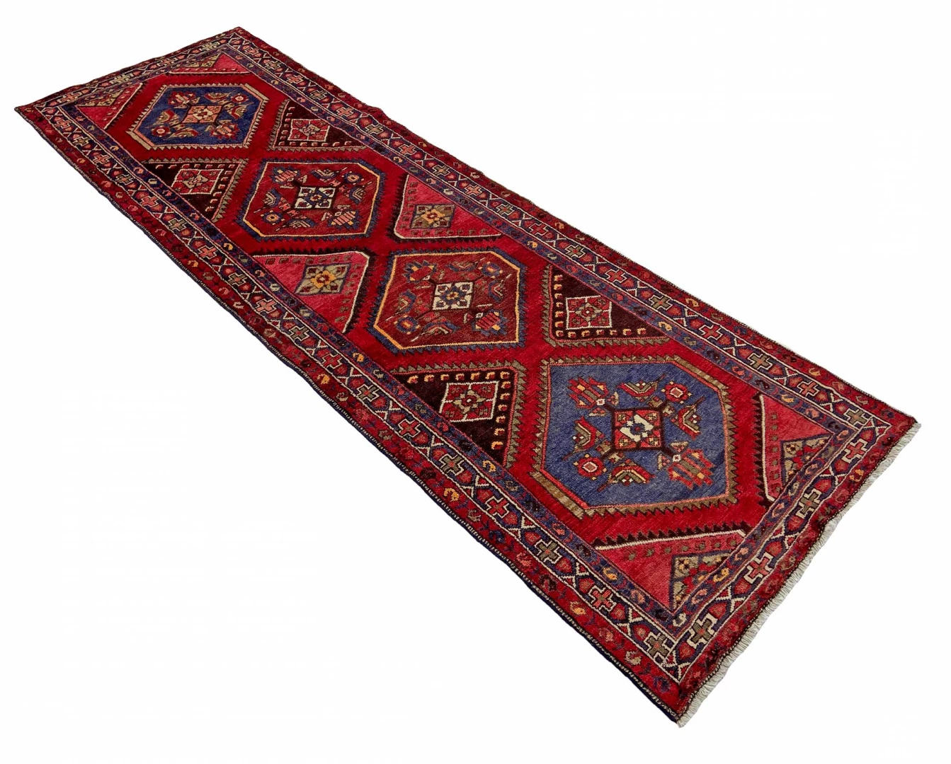 Hamadan Perserteppich aus Iran, 307 × 104 cm
