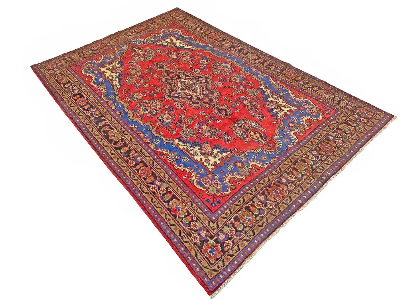 Handgeknüpfter Hamadan Perserteppich 317 × 214 cm