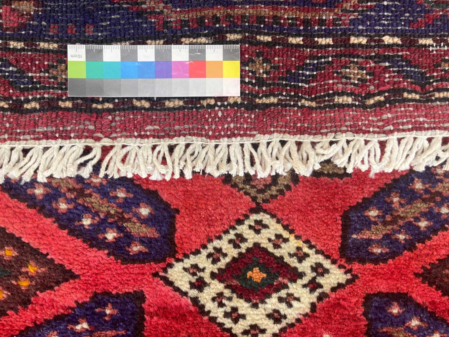 Handgeknüpfter Hamadan Perserteppich 319 × 124 cm