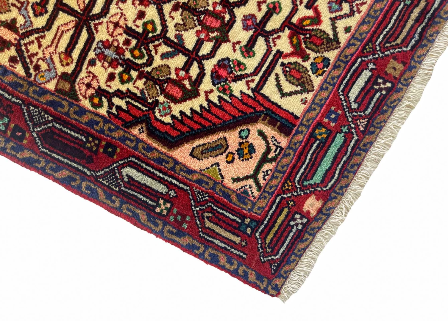 Hamadan Perserteppich 320 × 84 cm aus Wolle, handgeknüpft