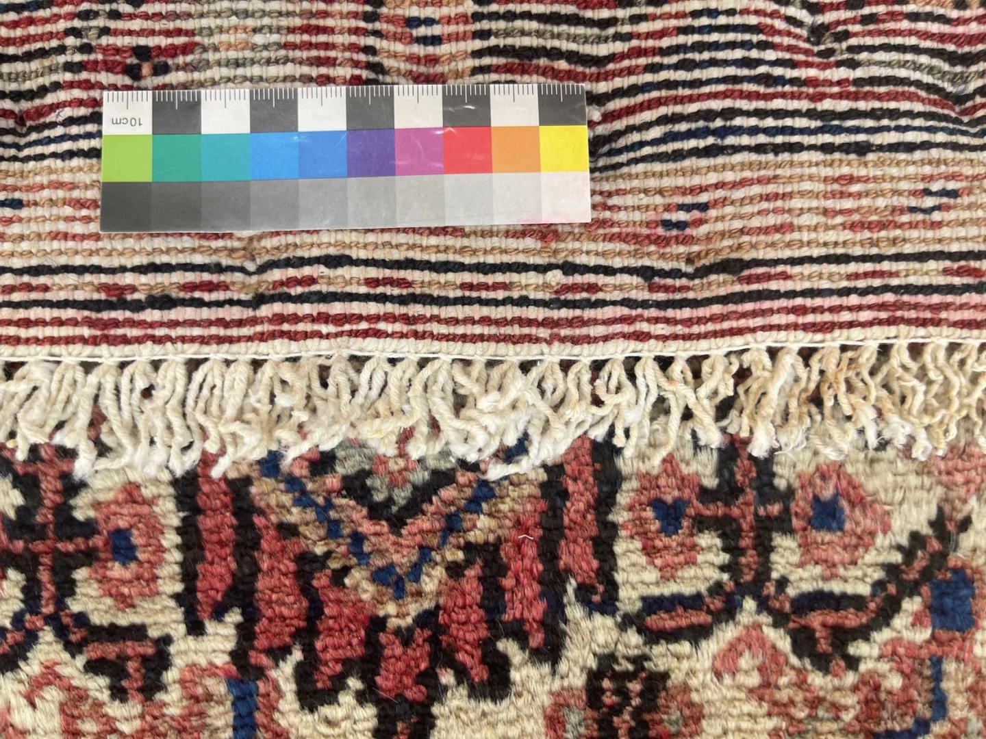 Handgeknüpfter Hamadan Perserteppich, 322 × 79 cm, Wolle
