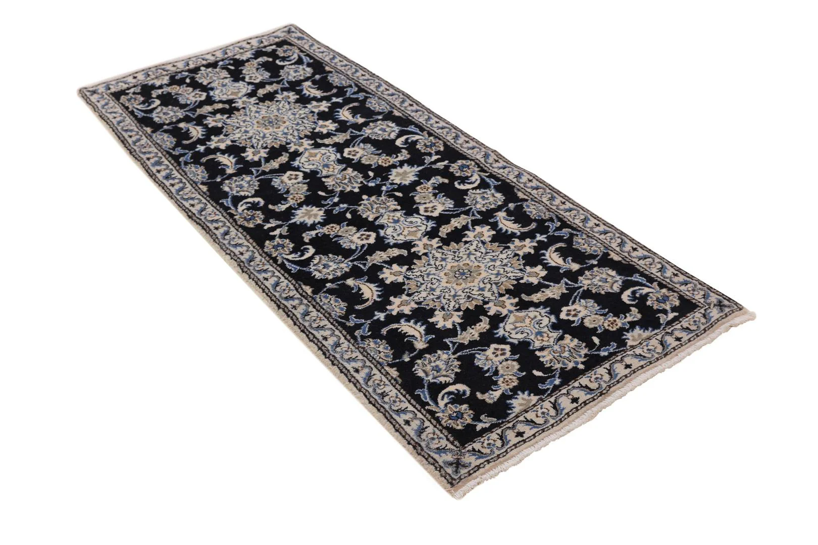 Nain Perserteppich aus Iran, 194 × 81 cm