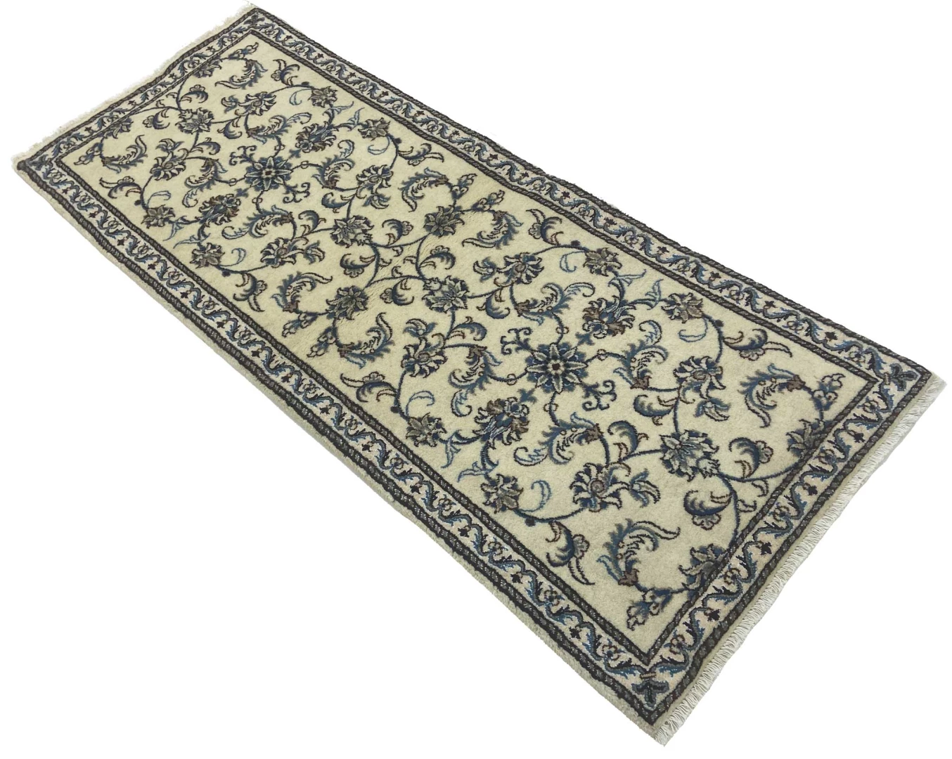 Nain Perserteppich aus Iran, 197 × 77 cm