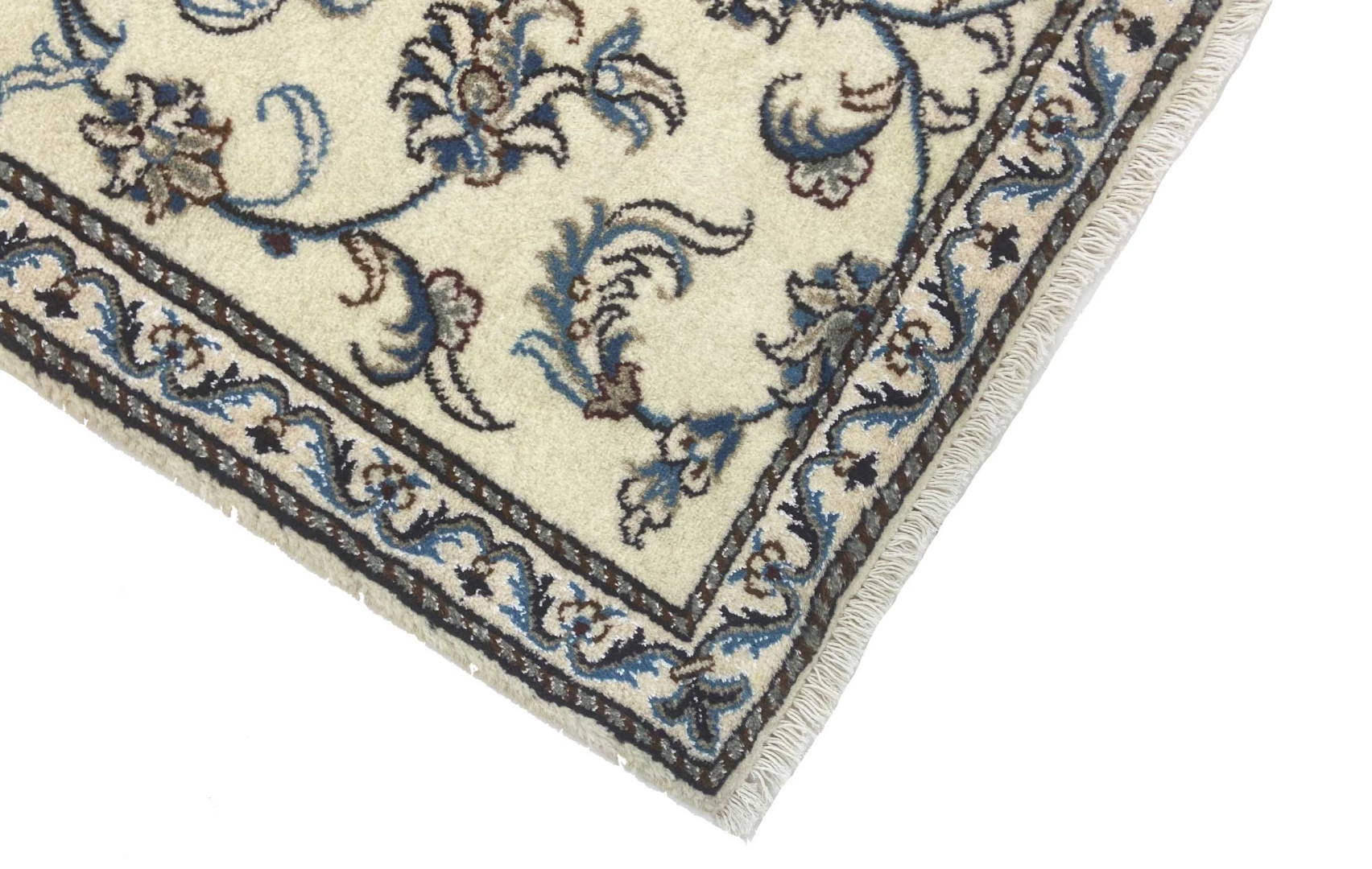 Nain Perserteppich aus Iran, 197 × 77 cm