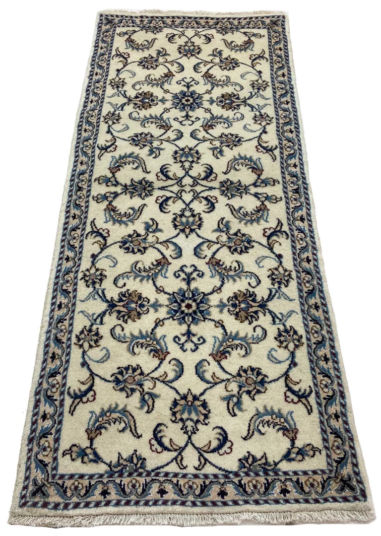 Nain Perserteppich aus Iran, 202 × 81 cm