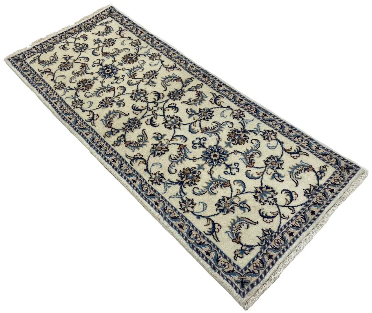 Nain Perserteppich aus Iran, 202 × 81 cm