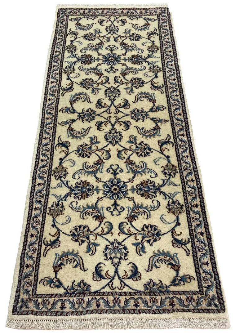 Nain Perserteppich aus Iran, 205 × 81 cm