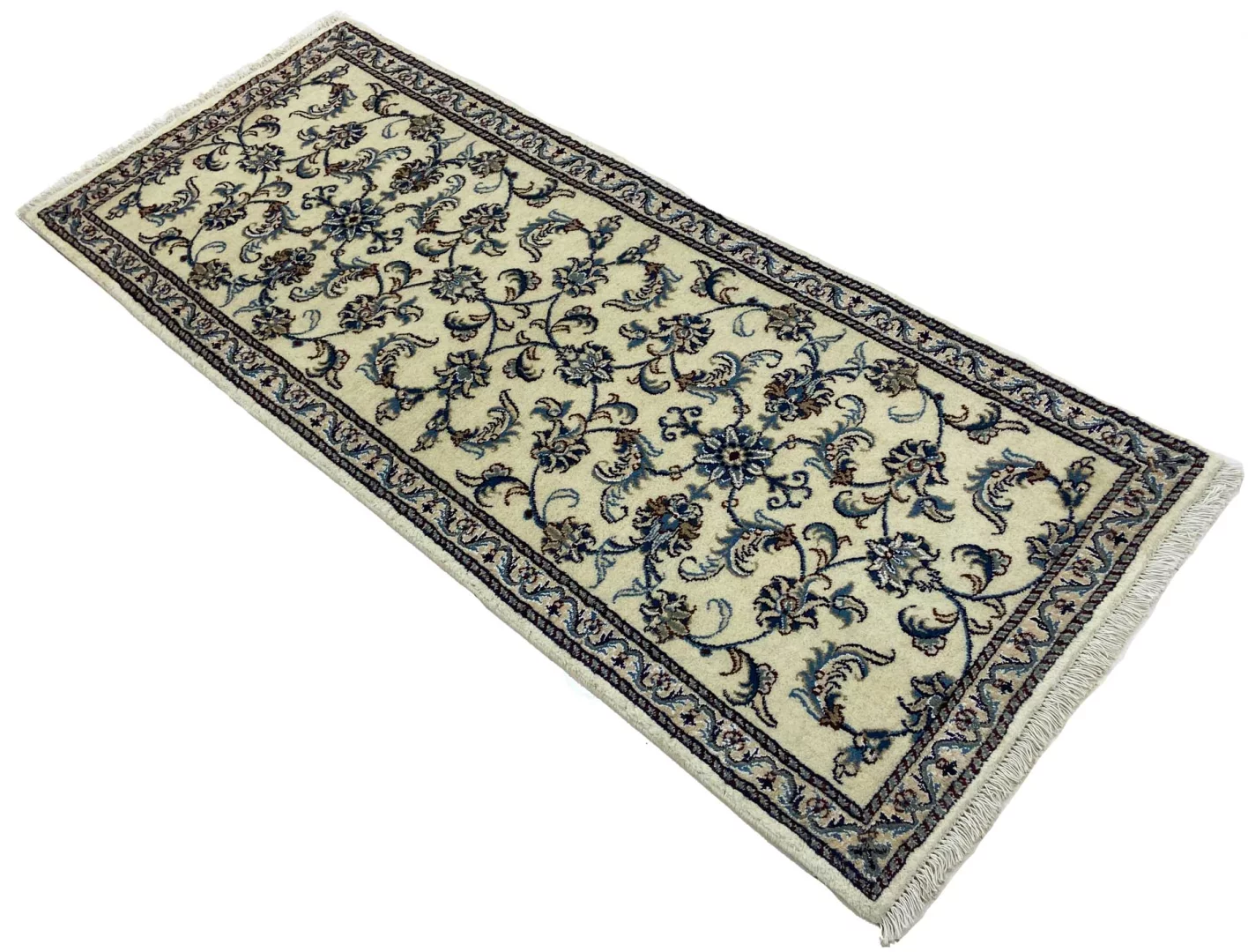 Nain Perserteppich aus Iran, 205 × 81 cm