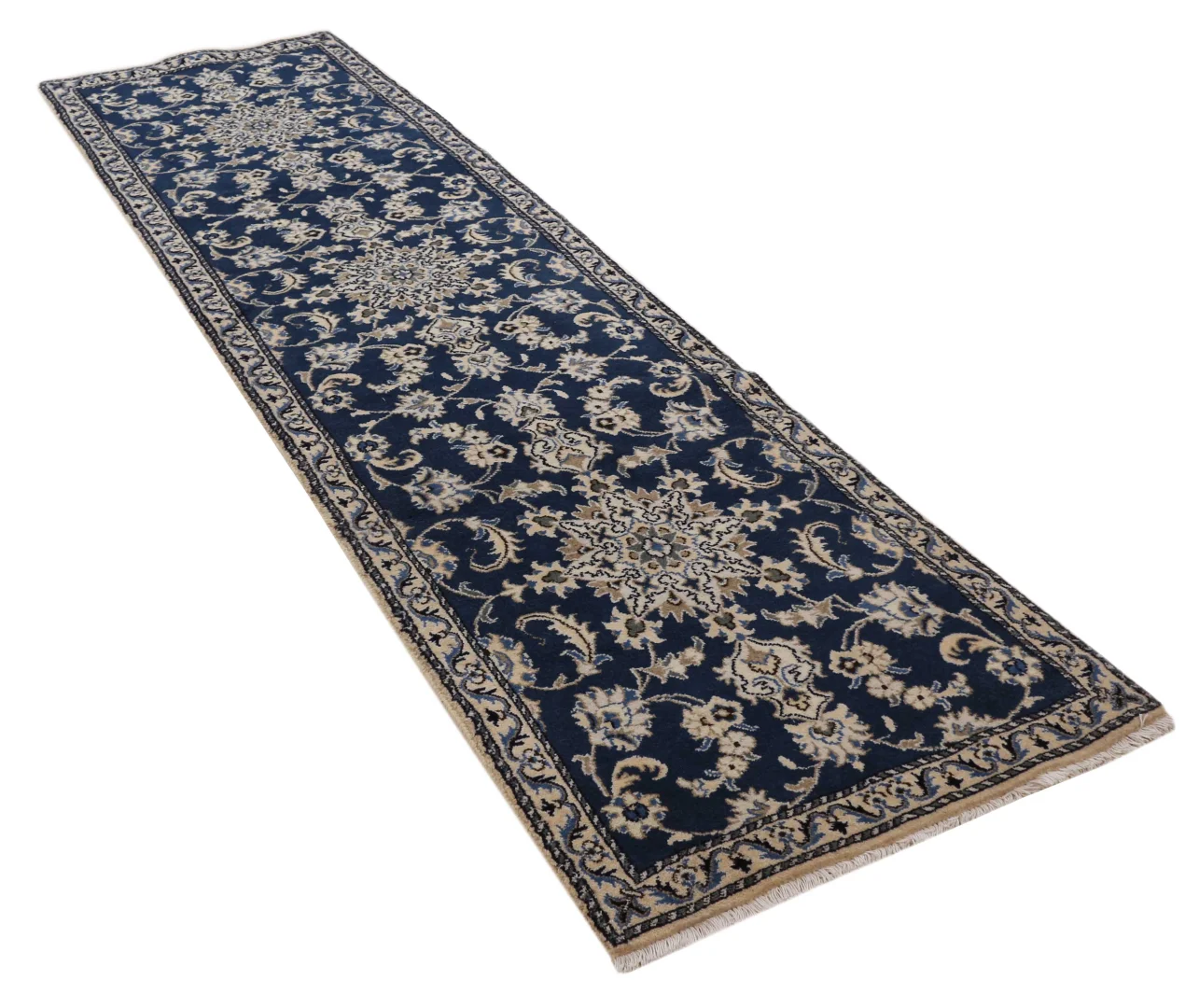 Nain Perserteppich aus Iran, 289 × 77 cm