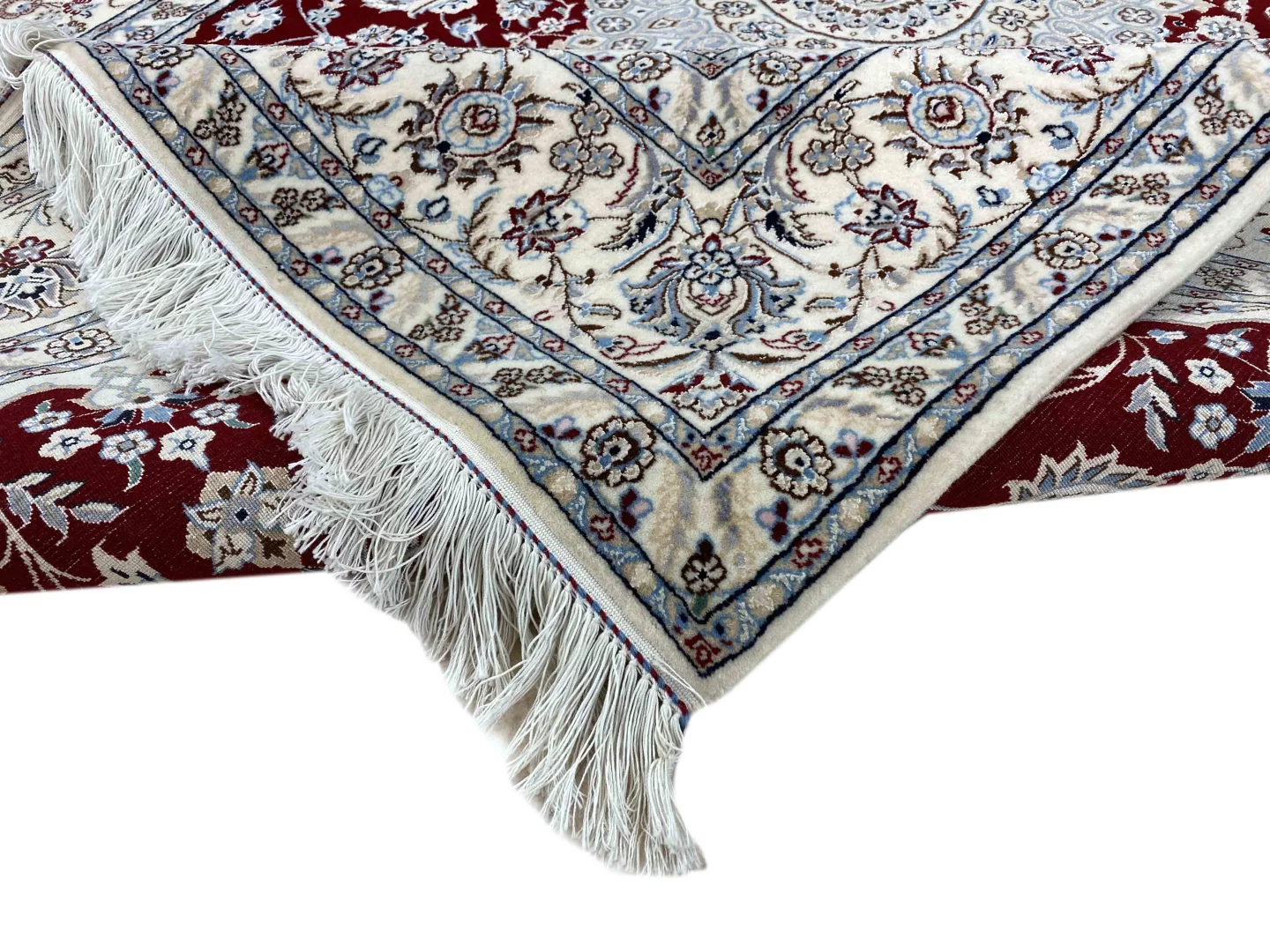 Handgeknüpfter Nain Perserteppich, 200 × 131 cm, Wolle