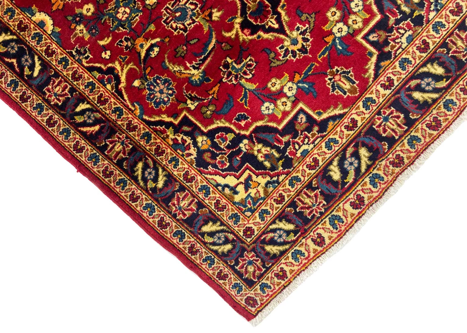 Handgeknüpfter Kashan Perserteppich, 149 × 99 cm, Wolle