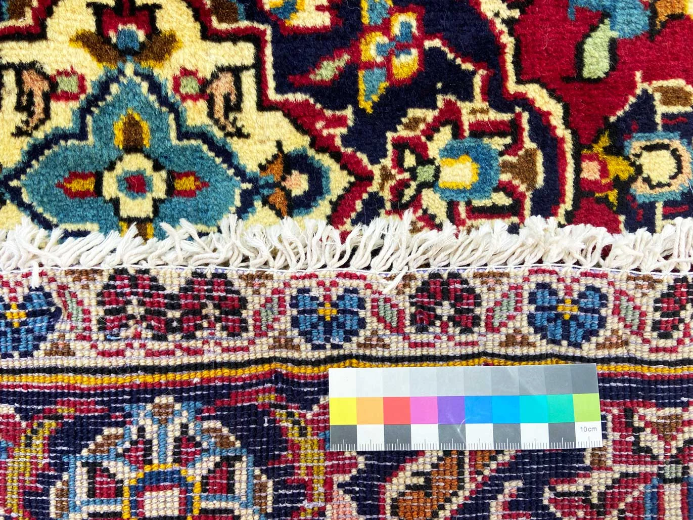 Kashan Perserteppich 154 × 98 cm aus Wolle, handgeknüpft