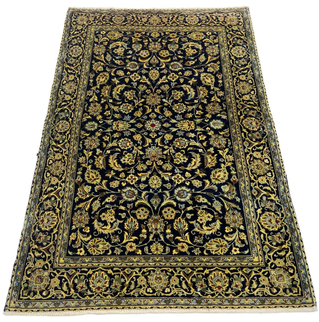 Handgeknüpfter Kashan Perserteppich 169 × 111 cm