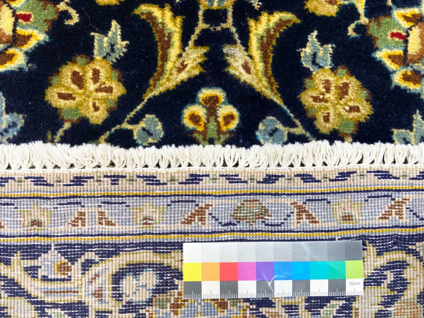 Handgeknüpfter Kashan Perserteppich 169 × 111 cm