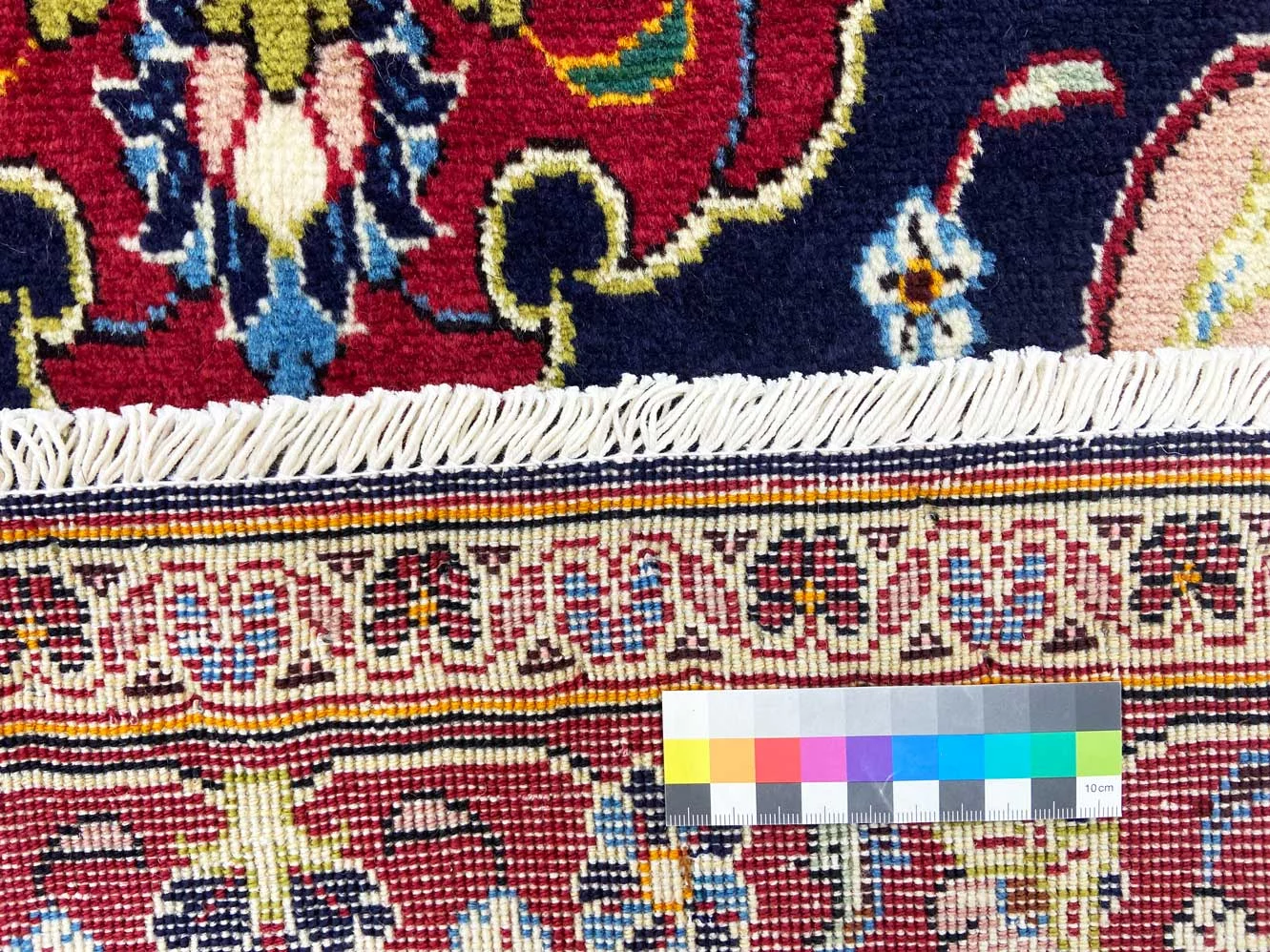 Kashan Perserteppich aus Iran, 185 × 100 cm