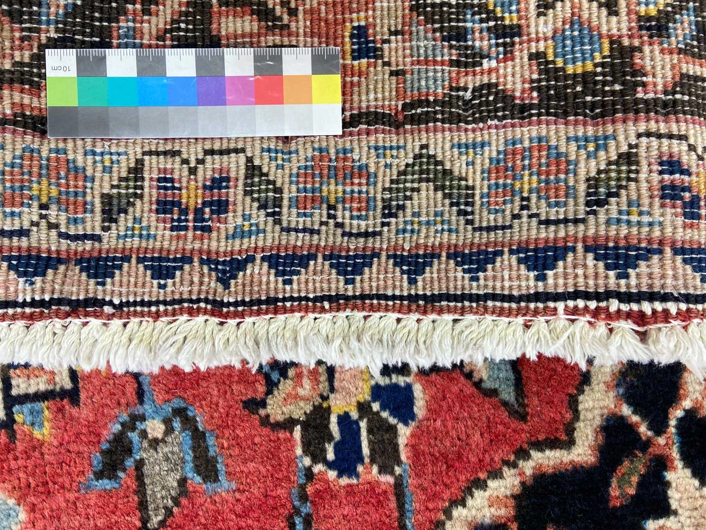 Handgeknüpfter Kashan Perserteppich 213 × 136 cm
