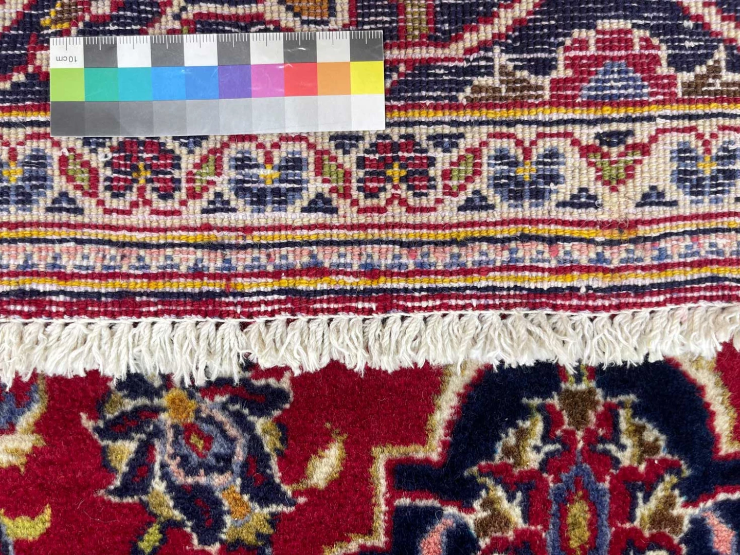 Kashan Perserteppich aus Iran, 217 × 138 cm